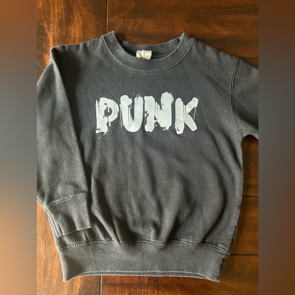 “PUNK” - small shop sweatshirt - 4T